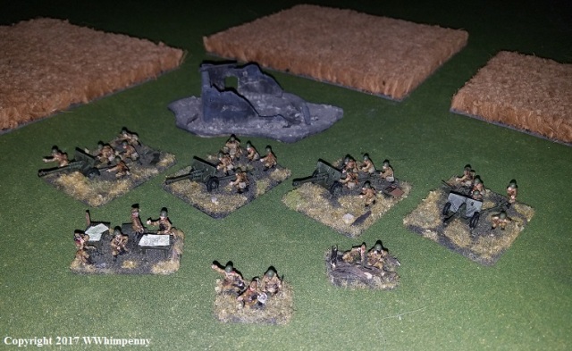 Flames of War Soviet Zis-3 Battery by WWhimpenny