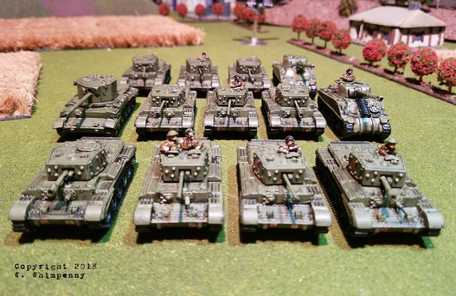 Desert Rats Armoured Squadron close up